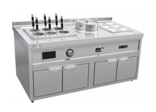 電磁組合蒸煮帶保溫湯池爐